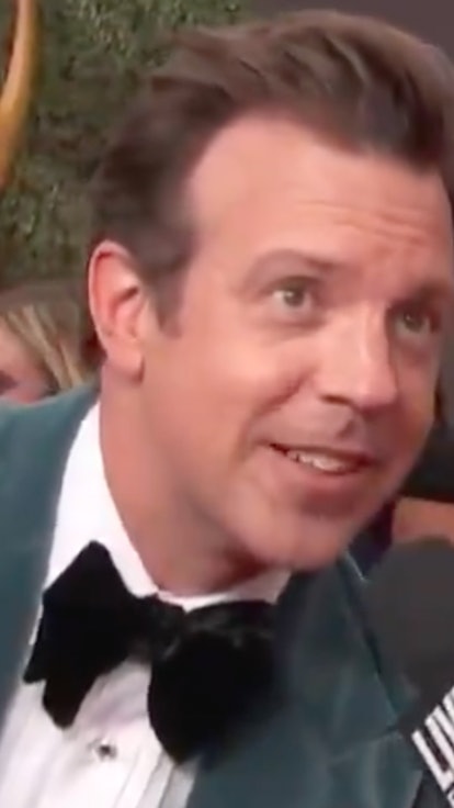 Jason Sudeikis' Socks Replaced The Divorcee Hoodie At The 2021 Emmys