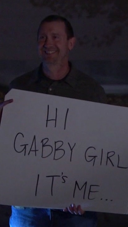 Gabby's Dad On 'The Bachelor' Channeled 'Love Actually' & It Was A Choice